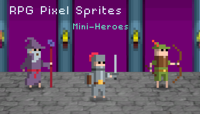 RPG Pixel Sprites - Mini Heroes