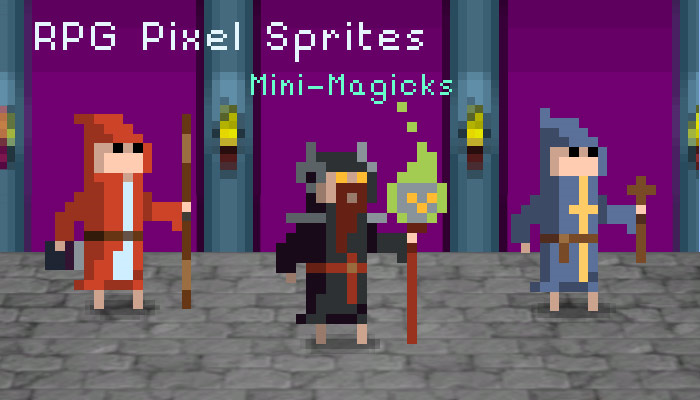 RPG Pixel Sprites - Mini Magicks