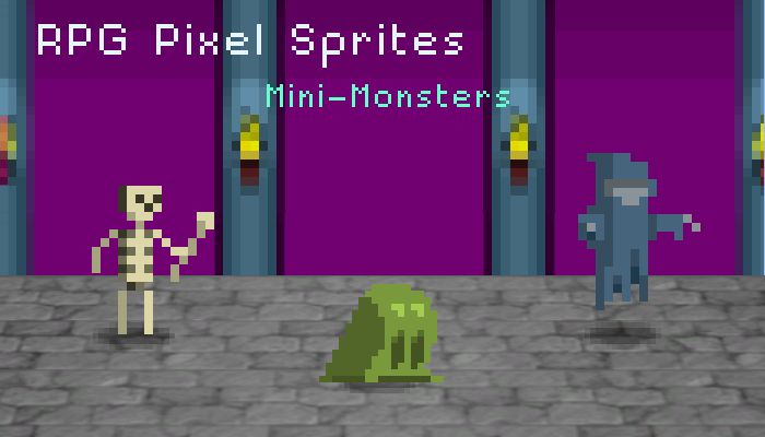 RPG Pixel Sprites - Mini Monsters